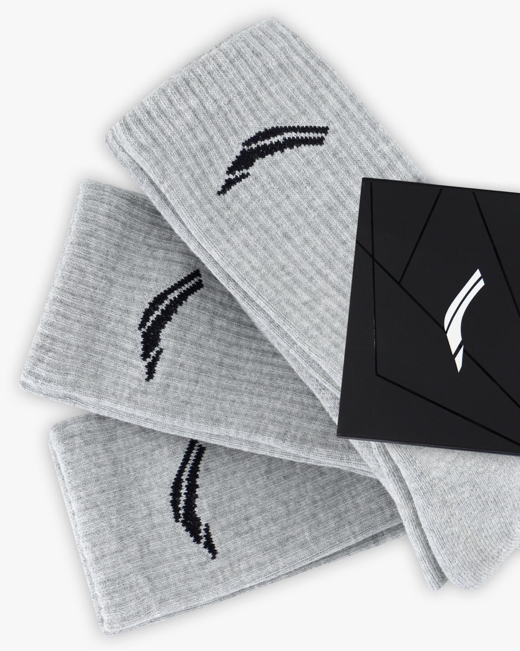 Crew Socks 3 Pack - Grey