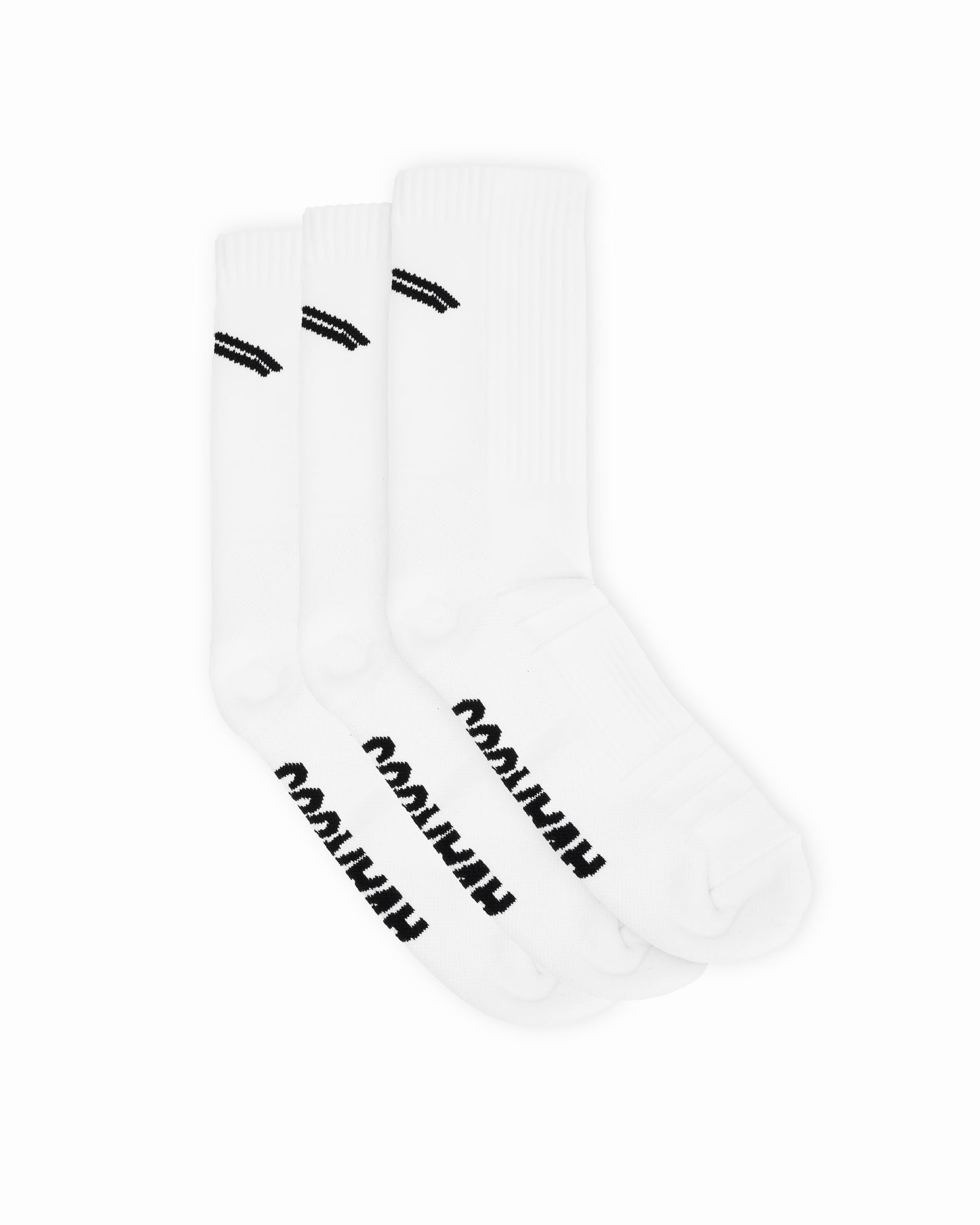 Pack of 3 - Performance Crew Socks - White