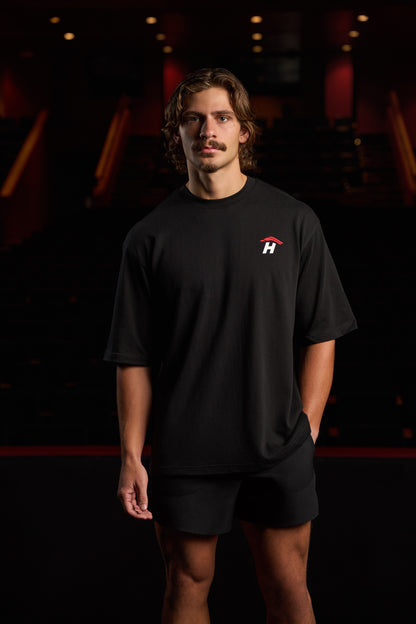AH26 Oversized Sportswear T-Shirt - Model Front