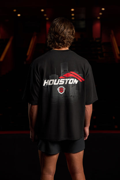 AH26 Oversized Sportswear T-Shirt - Model Back