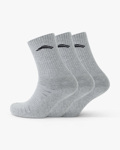 Crew Socks 3 Pack - Grey