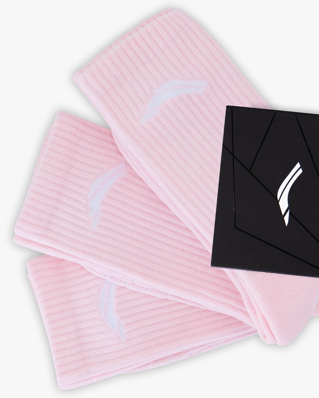 Crew Socks 3 Pack - Amalfi Pink