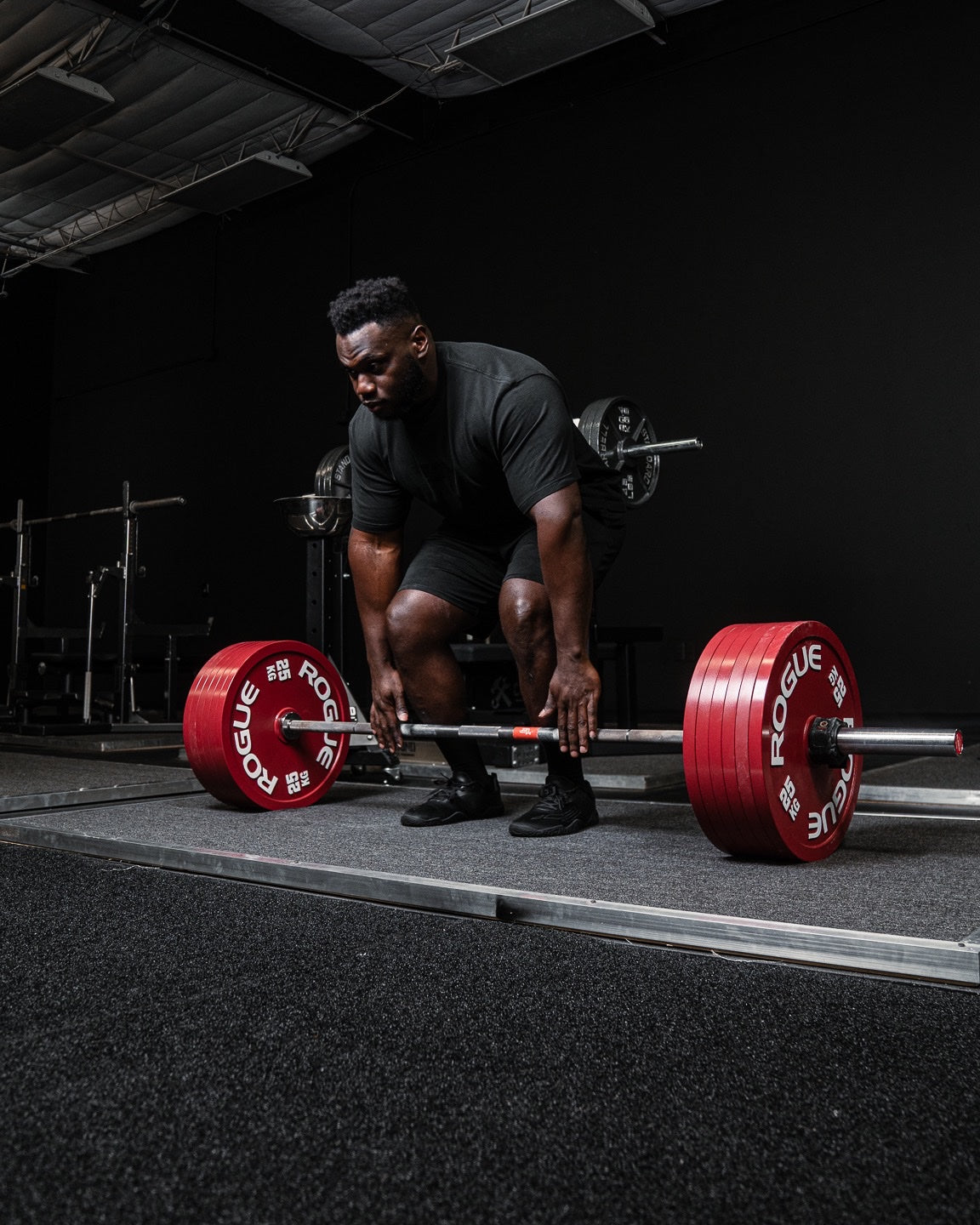 Apex Power V3 Stealth Black — athlete deadlifting