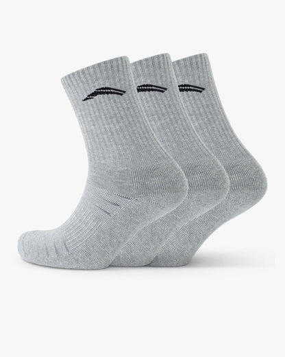 Crew Socks 3 Pack - Grey