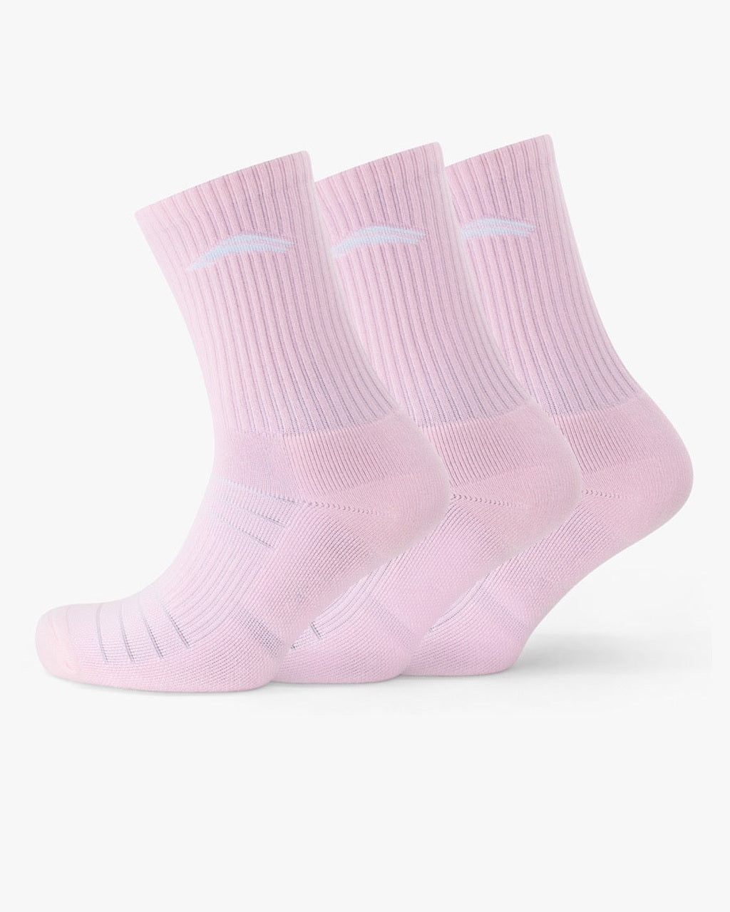 Crew Socks 3 Pack - Amalfi Pink