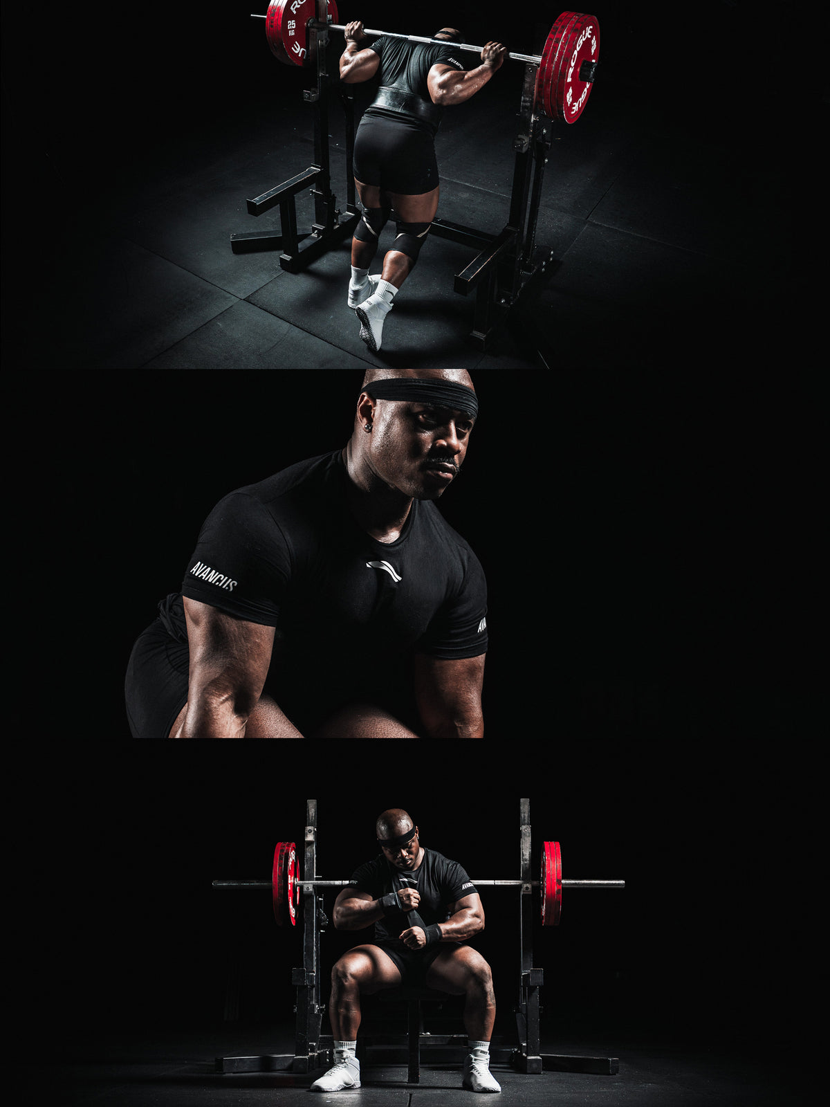 Men’s Competition T-Shirt Black – athlete training