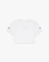 Women’s Competition Crop Top White - Anterior
