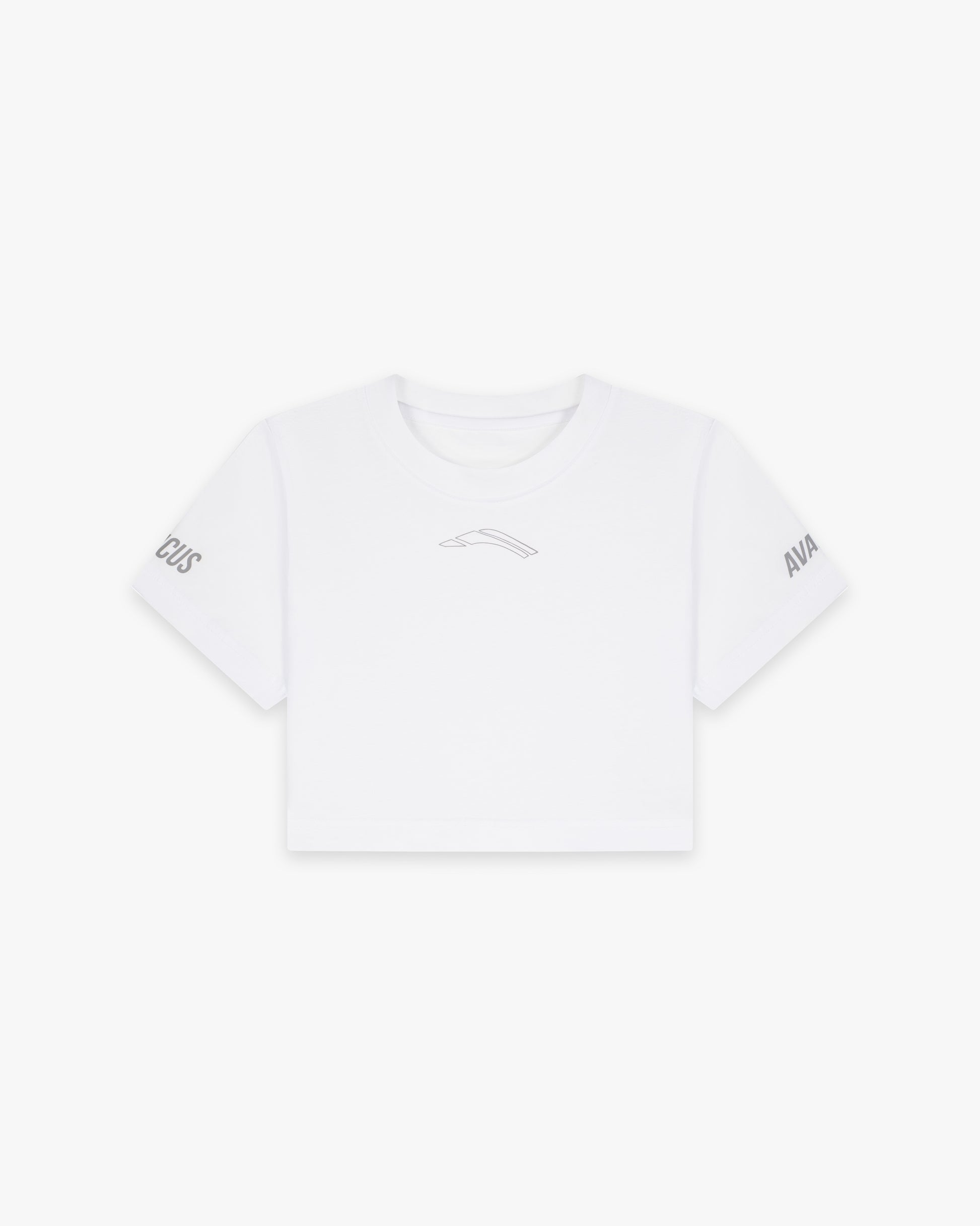 Women’s Competition Crop Top White - Anterior